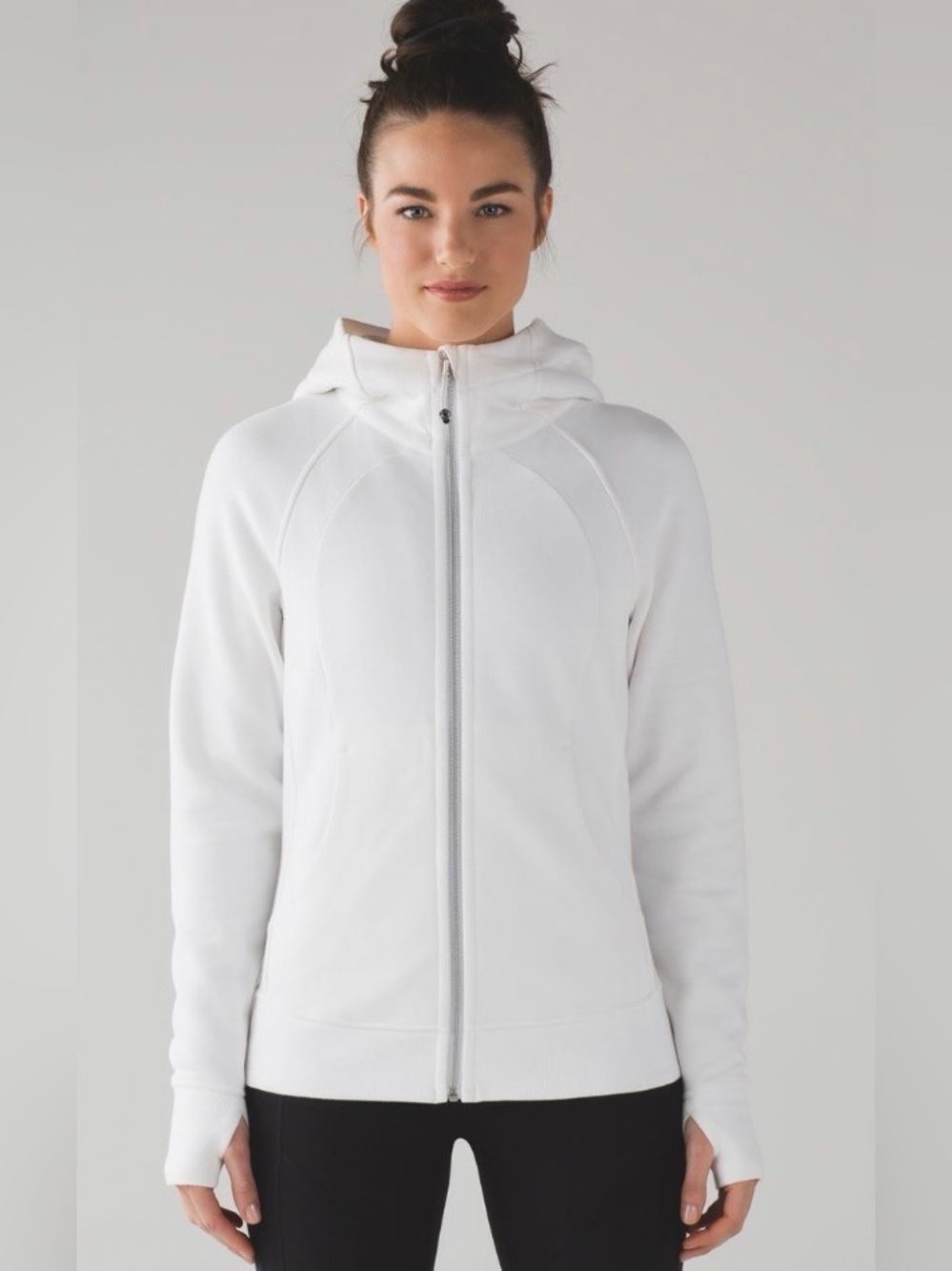 099 Lululemon Scuba Hoodie *Light Cotton Fleece EUC